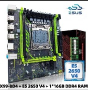 Płyta główna ZSUS X99 +Intel XEON 2650 E5 +16GB RAM DDR4 2133 MHz