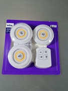 Lethe Lampki LED Podszafkowe na Baterie Samoprzyepne 3 szt. + Pilot