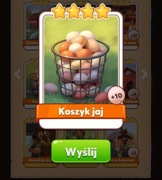 Koszyk jaj / Coin Master karty