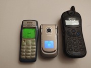 Stare telefony zestaw nokia 1100, 2760 Alcatel 