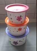 Tupperware Zestaw Pojemników  Bingo 1,4l + 950 ml + 575 ml         