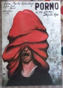 plakat filmowy PORNO - Pągowski 1989 Marek Koterski