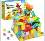 Zestaw klocków konstrukcyjnych, tor kulkowy 