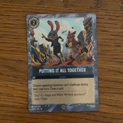 Karta Disney Lorcana Zwierzogród Zootopia Putting it all together