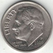 USA 10 centów 2000 P nr 2