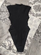 free Voogue czarne koronkowe body r. S