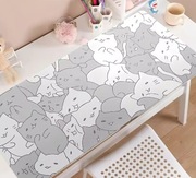 Podkładka pod mysz w Koty, Kotki. Śliczna Szara XXL