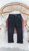 Spodnie elastyczne jeansowe czarne 3 lata +