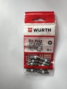 BIT GROT PH2 PHILIPS BIAŁY 1/4 CALA 25 MM WURTH 10szt.