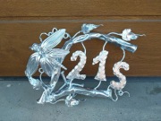 Numer domu gałązka Kuta ręcznie