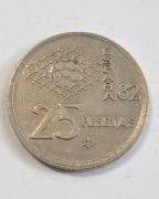 624. Moneta Hiszpania 25 peset 1980 rok 80*