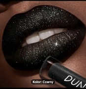 Czarna szminka, błyszczyk, długotrwałe rozwijanie kolorów