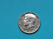 USA - 1/2 DOLARA - HALF DOLLAR 1966 r. KENNEDY - SREBRO AG400