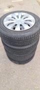Opony z felgami stalowymi 4 szt.Peugeot 206 w komplet przebieg ok. 2tys km