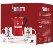 Bialetti - Zestaw Nutcracker kawiarka Moka Express 6tz + 2 kubki 300ml