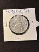 Moneta 5 zl Rybak1974