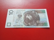 Banknot 10 zł seria BX 2589733, 2016r