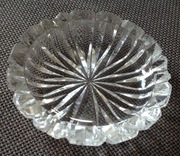 Kryształowa popielnica vintage z czasów PRL