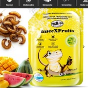 ProBugs InsecXFruits 80g - kompletna dieta pokarm ( felsuma, orzęski)