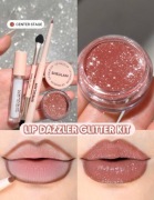 Błyszczyk Do Ust SHEGLAM Lip Dazzler Glitter Kit Center Stage Brokatowy 