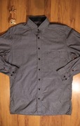 Koszula Eterna r. 40 szara dł rękaw bawełna męska elegancka modern fit