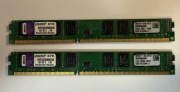 Pamięć RAM Kingston DDR3 4GB (2x2GB) 1333MHz CL9 Dual Channel