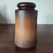 Wazon ceramiczny brązowy cieniowanie Scheuring 549-21 lata 60-70 te