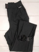 Fusalp spodnie damskie S M czarne stirrup slim eleganckie stretch premium