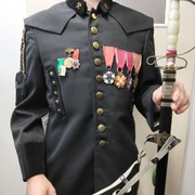 Mundur górniczy z odznaczeniami i szablą unikat