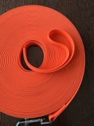 pomarańczowa linka treningowa dla psa marki Toozey, wykonana z wodoodp