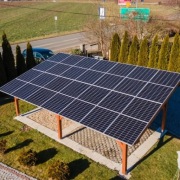 Wiata montaż Fotowoltaika HYBRYDA BANK ENERGII