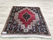 Kolekcjonerski Irański ręcznie tkany wełniany dywanik Senneh 95x80cm 
