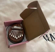 Kalimba drewniana mini 8-klawiszowa muzyczny instrument dla dzieci