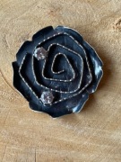 Srebrna, okazała zawieszka z cyrkoniami 