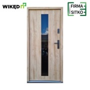 Drzwi Zewnętrzne WIKĘD Optimum Termo 76mm wzór GD01A z montażem