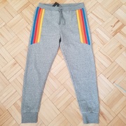 Diverse Nowe Spodnie Dresowe | Szary Melanż Rozmiar L