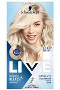 Schwarzkopf LIVE Intense Bleach 00A Absolute Platinum – 3 zestawy