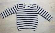 Sweterek sweter H&M bawełniany w paski Rozm. 86 12-18 miesięcy