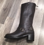 Kozaki damskie Bronx Skóra nowe 