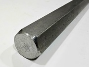 Pręt stalowy sześciokątny 19mm  C45  L-201mm  NOWY