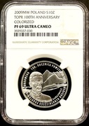 10 ZŁ 2009, 100. ROCZNICA POWSTANIA TOPR NGC PF69 UC #68