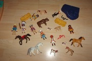playmobil western figurki kowboje indianie zwierzęta konie krowa wąż