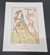 Salvador Dali Boska Komedia Dantego, drzeworyt 1959 COA