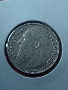 1 frank Belgia Leopold 1909 