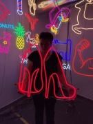 Szpilki LED. Neon LED Na Ścianę.Ozdoba Świetlna