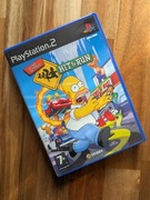 The Simpsons Hit & Run PlayStation 2 PS2 Blue