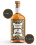 Eleganckie etykiety naklejki na bimber x20