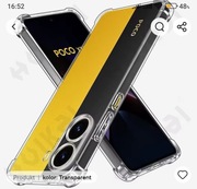 ETUI PRZEZROCZYSTE ZE WZMACNIANYMI ROGAMI DO TELEFONU POCO X7 PRO 5 G.