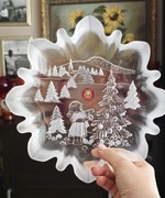 Patera świąteczna Waltherglas owocarka Vintage retro prl