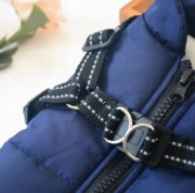 Kurtka dla psa ocieplana FASHION SPORTS M z szelkami